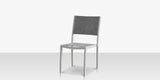 Fusion Dining Side Chair Kessler Silver Frame / Slate Sling