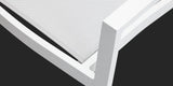 Fusion Armless Chaise - Tex White - Cloud Gray Sling